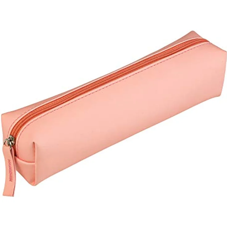 Idena 22919 Faulenzer, rosa, Federmäppchen mit Reißverschluss und ausreichend Stauraum für Schreibgeräte – Bild 1