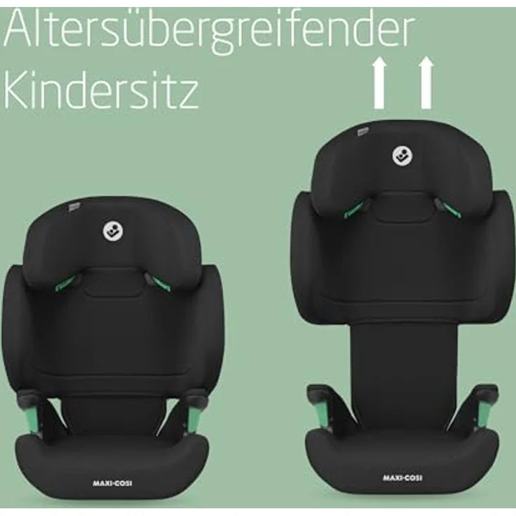 Maxi-Cosi Autokindersitz RodiFix M i-Size - Basic Black, 36 kg, ab 3,5 Jahre - 12 Jahre, Isofix, Seitenaufprallschutz – Bild 5