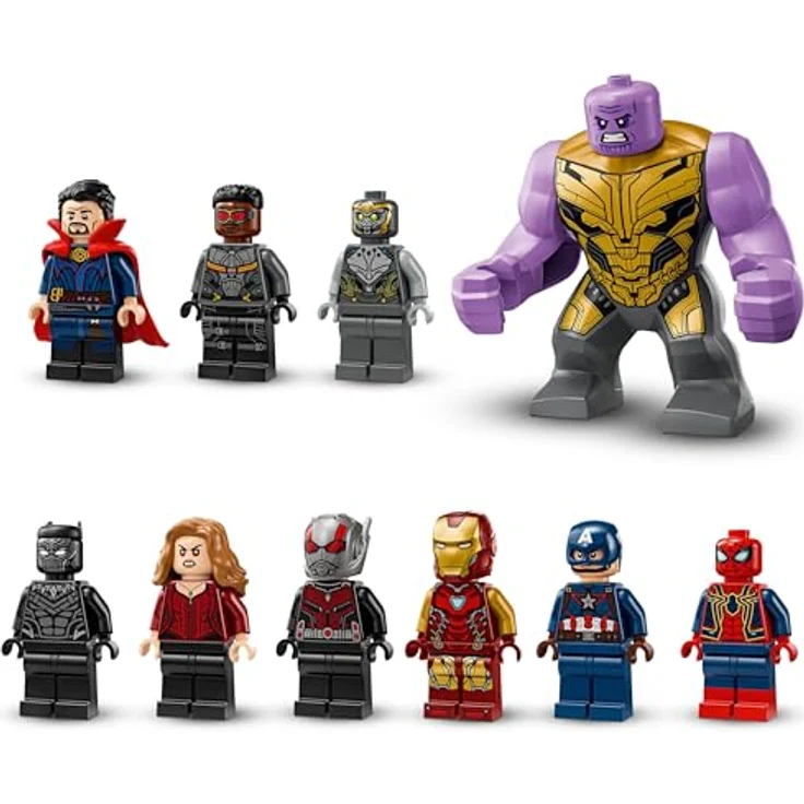 LEGO MARVEL 76323, Avengers: Endgame Letzter Showdown, 621-teiliges Bauset mit 10 Minifiguren und Ant-Man-Mech, für Kinder ab 10 Jahren – Bild 5