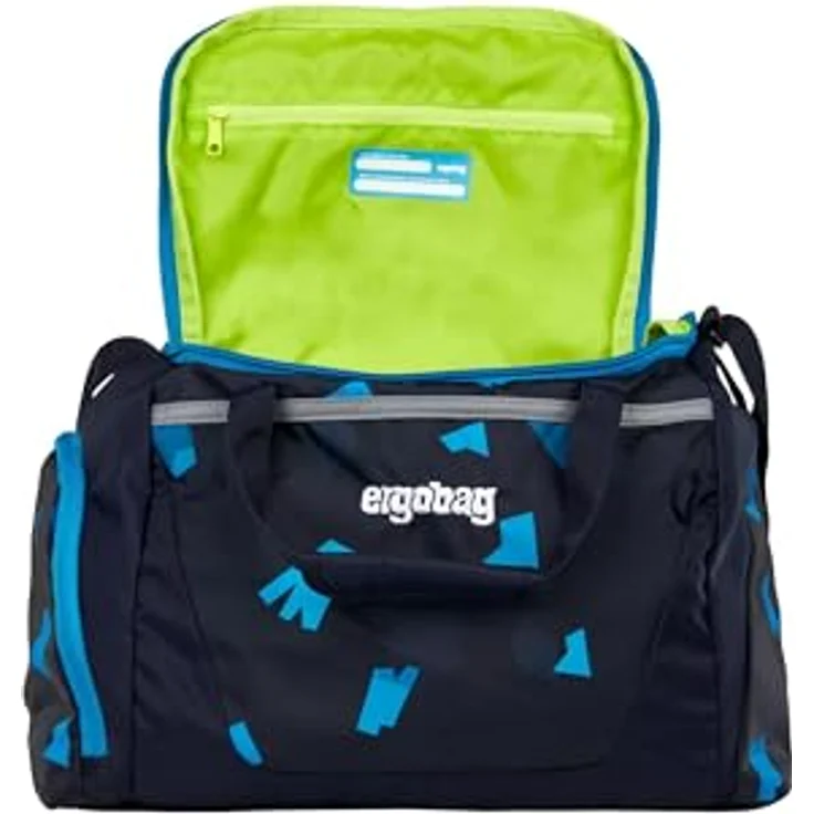 ergobag Sporttasche 40 cm, grau, 100% PET, 40 x 25 x 30 cm, Kindersporttasche – Bild 2