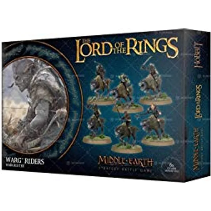 Games Workshop Herr der Ringe Warg Reiter, Spiel Zubehör für das Hobbit Universum, Modellnummer 30-37, 0,11 kg