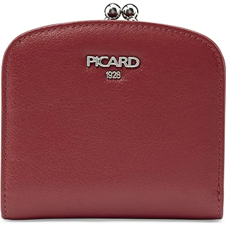 Picard Bingo Geldbörse Kinderportemonnaie, 10 cm, 100% Leder, rot – Bild 1