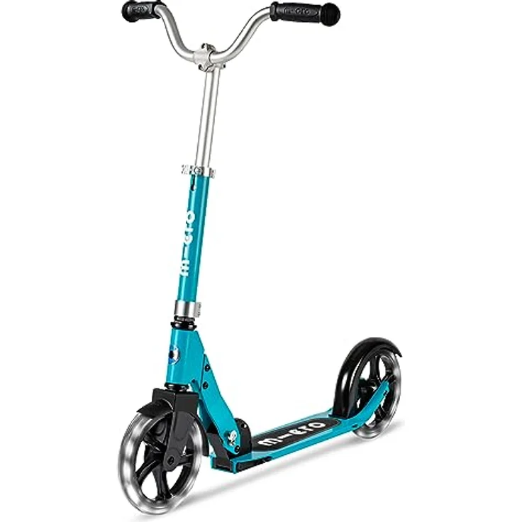 MICRO micro Cruiser LED, Kinderroller ab 5 Jahren mit LED Rollen, höhenverstellbarem V-Lenker, direkt vom Hersteller – Bild 1