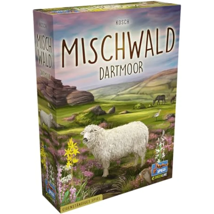 Lookout Mischwald: Dartmoor, Kartenspiel für 2-5 Spieler, Grundspiel mit strategischem Set-Collection und Geländekarten, Deutsch, ab 10 Jahren, 60 Minuten Spielzeit – Bild 1