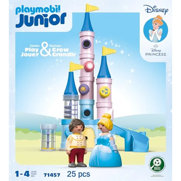 Playmobil® Konstruktions-Spielset Cinderellas Schloss (71457), JUNIOR & Disney, (25 St), Made in Europe – Bild 3