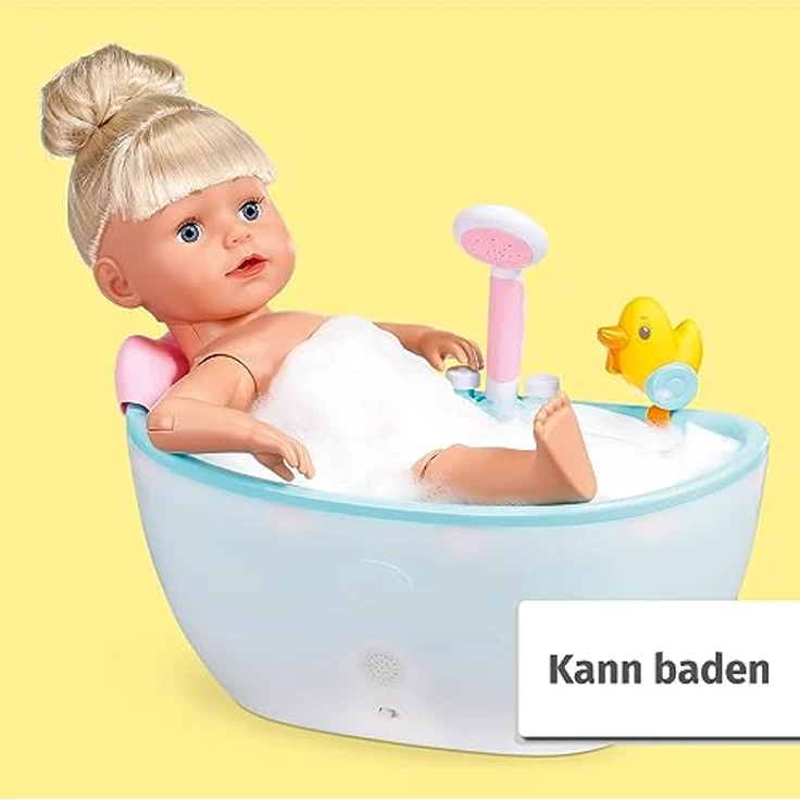 BABY born Sister Play & Style 43cm mit 7 lebensechten Funktionen ohne Batterien, inkl. Outfit und BABY born Zubehör für Haarstyling, beweglicher Kopf, Arme, Beine und Hüfte, 835401, Zapf Creation – Bild 5