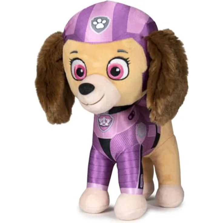 Paw Patrol Plüschspielzeug Skye 27 cm Spin Master, Kuscheltier mit Educa Marshall (27 cm)