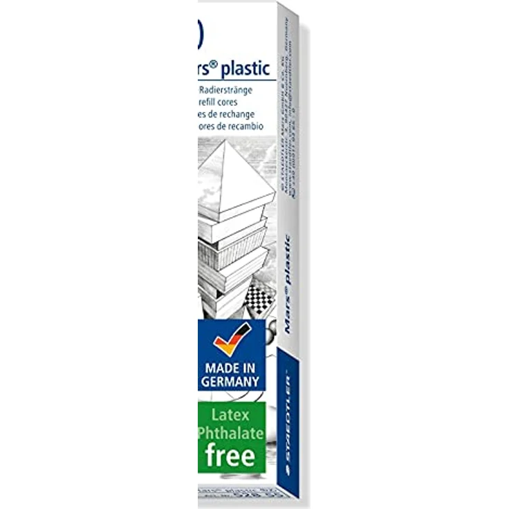 STAEDTLER 528 55 Ersatz-Radierstrang Mars plastic 10 Stück im Kartonetui – Bild 3