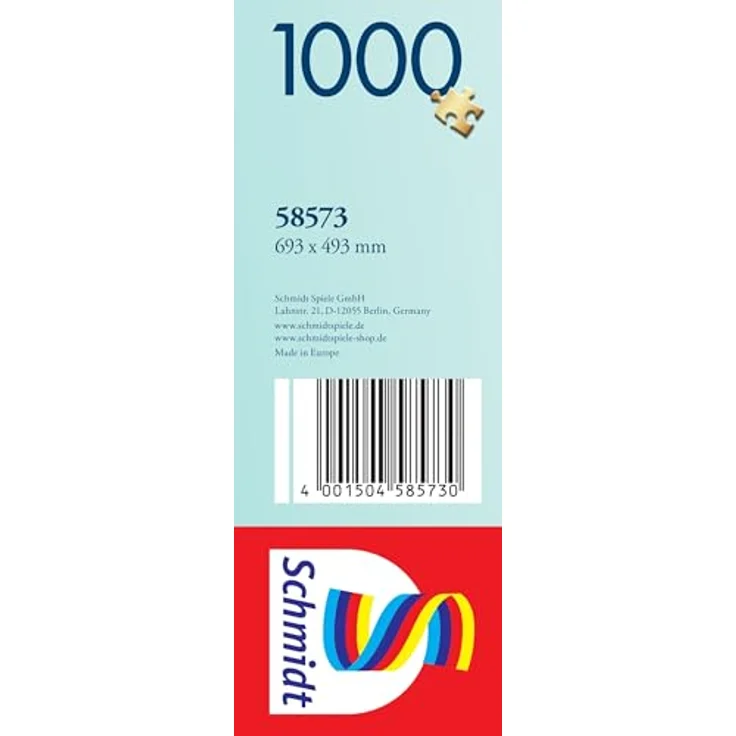 Schmidt Spiele 58573 Jeff Haynie, Mit dem Wohnwagen am Meer, 1000 Teile Puzzle, Mehrfarbig – Bild 2