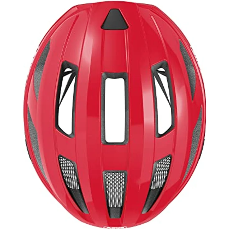 ABUS 87222 Fahrradhelm, Rot (Blaze Red), M (52-58 cm) - Stabiler Einsteigerhelm mit In-Mold Fertigung und optimaler Belüftung – Bild 4