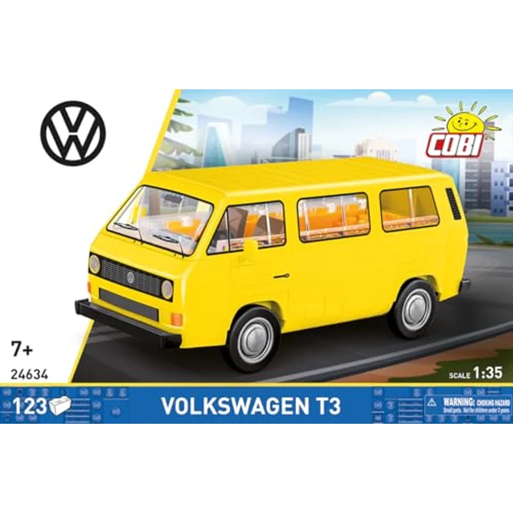 COBI Volkswagen Transporter III (T3) 1979, Modellfahrzeug aus Bausteinen, made in EU – Bild 5