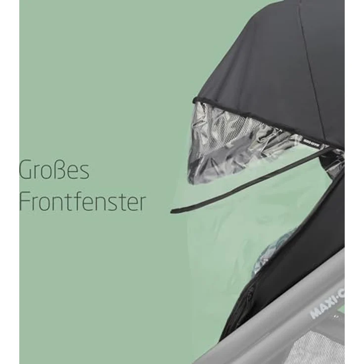 Maxi-Cosi Leona Ultra-Compact Regenschutz Transparent – Bild 3