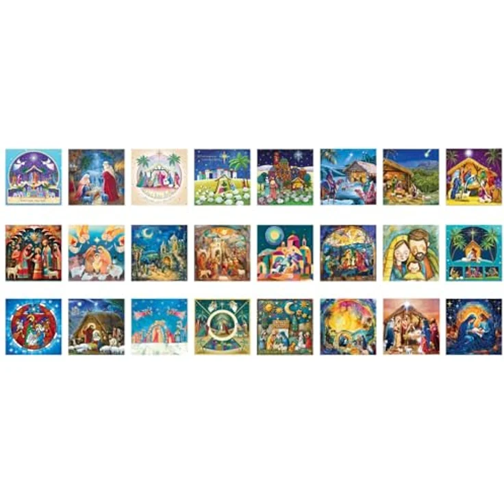 Eurographics Advent Calendar - 24 Puzzles mit langlebigen Puzzlestücken und bezauberndem Wintermotiv – Bild 2