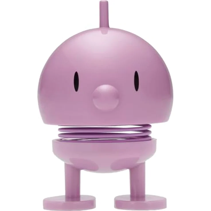 Hoptimist Bumble Wackelfigur & Glücksbringer, Skandinavische Deko Figuren für Wohnzimmer, Schreibtisch, Büro, Bürodeko & Lustige Kleine Geschenke, 4,5 x 5,8 x 7,6 cm, Small, Lavendel – Bild 1
