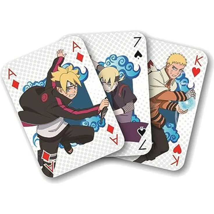 SAKAMI - Naruto / Boruto - 52 Spielkarten - Poker Kartenspiel Deck Playing Cards - original & lizensiert – Bild 1