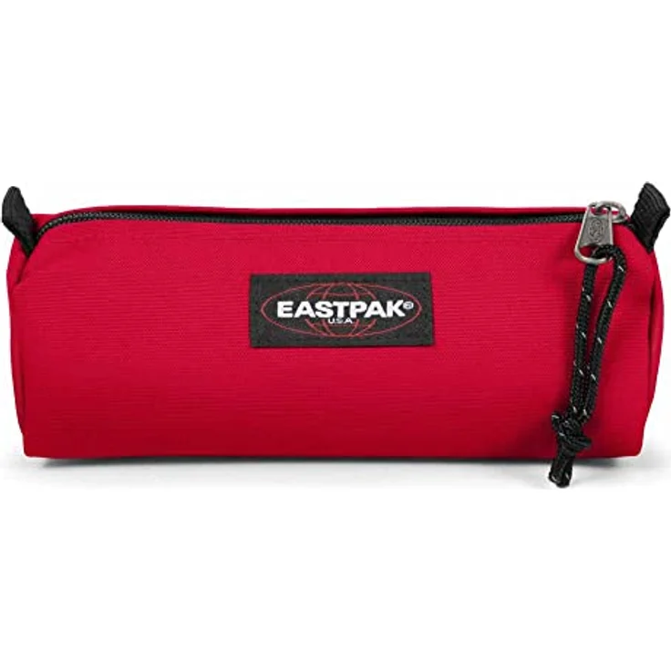 EASTPAK BENCHMARK Single Federmäppchen, geräumiges 27 L Reißverschlussfach, 100% Nylon, vegan, Sailor Red (Rot) – Bild 1