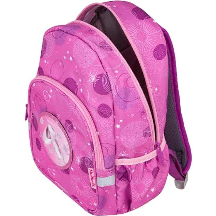 Mc Neill Toby Kinderrucksack 35 cm, farbenfrohe Kindergartenstasche mit abnehmbarem McAddy, rosa – Bild 6