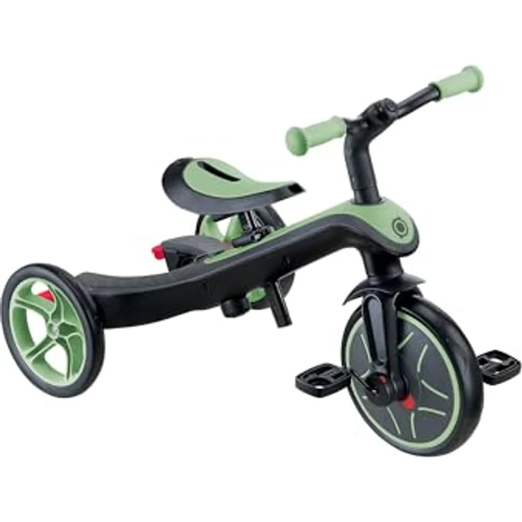 Globber Dreirad Explorer 4-in-1, skalierbares Dreirad und Laufrad für Kleinkinder von 10 Monaten bis 5 Jahren, Version 2, Salbeigrün mit 4 Funktionen, verstellbarem Sattel und optimaler Sicherheit. – Bild 4