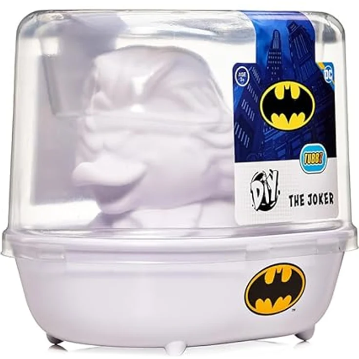 TUBBZ DIY Joker Sammel-Vinyl-Gummientenfigur, bemalbare weiße Ente für individuelle Gestaltung, offizielles DC Comics Merchandise – Bild 2