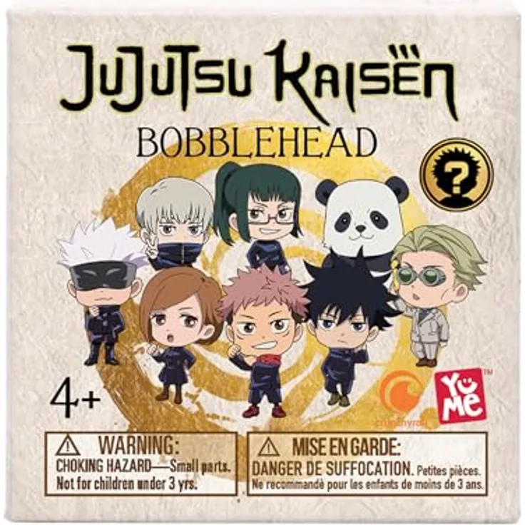 YuMe Jujutsu Kaisen Wackelkopf, 7 cm, 11200MAXX, 8 Figuren zum Sammeln, offiziell lizenziert