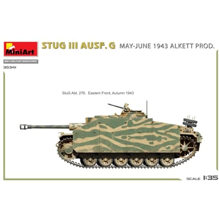 Other 1:35 StuG III Ausf. G Mai-Juni 1943 Alk, Modellfahrzeug mit beweglichen Luken und Photoätzteilen, 5 Varianten darstellbar – Bild 16