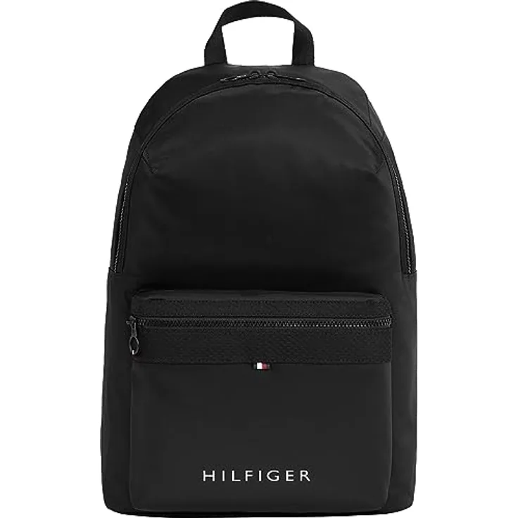 Tommy Hilfiger Herren Rucksack Skyline Handgepäck, Schwarz (Black), Onesize