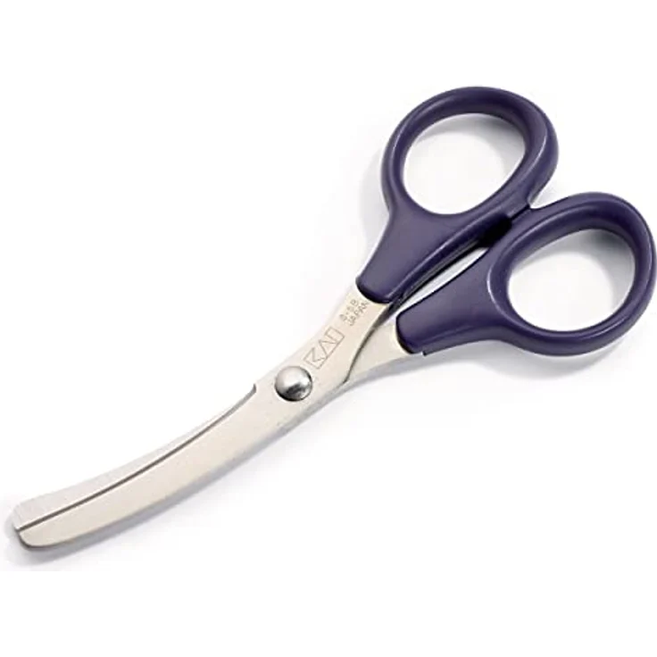Prym Professional Stoffschere gebogen 5 1/4'' (13,5 cm), Edelstahl, für Rechts- und Linkshänder, Blau – Bild 1