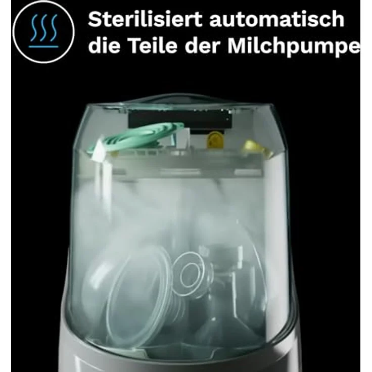 Baby Brezza Bottle Washer Pro, Ersatzregal für Milchpumpen mit Ober-/Unterkorb-System, kompatibel mit Wearables, Ventilen, Membranen & Flaschen – Bild 4