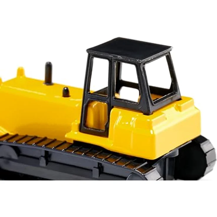 Siku 1295 Planierraupe, Spielzeugauto mit beweglichem Schild und über 260 PS, gelb – Bild 4