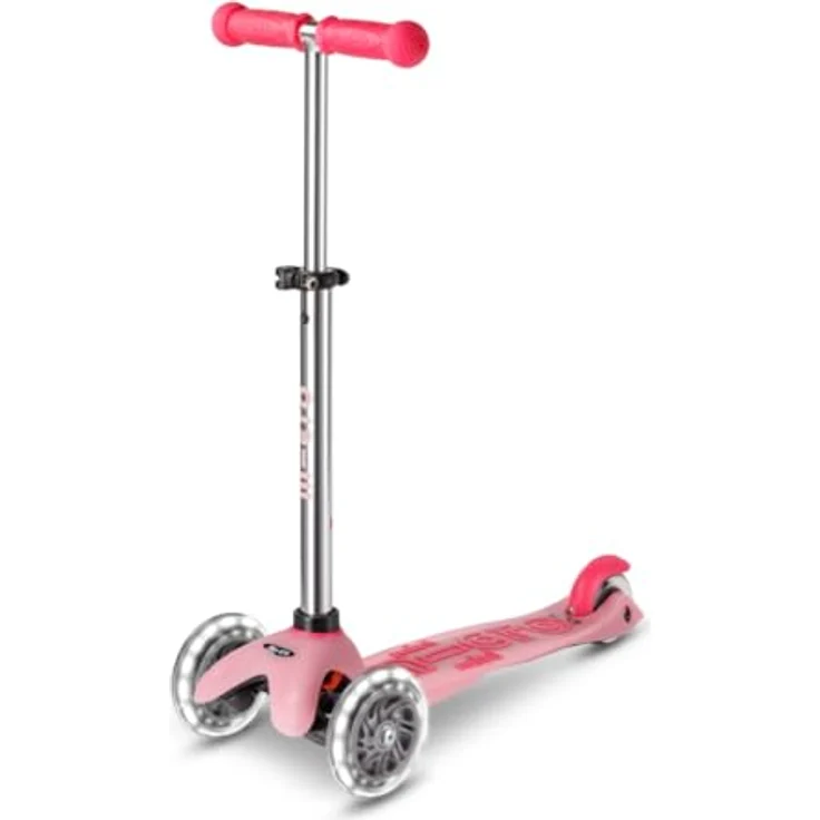 Micro Mini Deluxe Glow LED Plus Frosty Pink, Scooter mit leuchtenden Elementen ohne Batterien – Bild 2