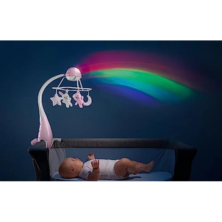 Chicco, Babymobile, Regenbogen Mobile 3-in-1 Pink – Bild 5
