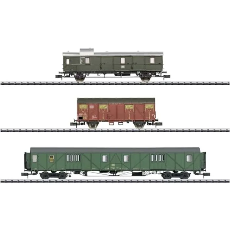 MiniTrix 18296 N Personenwagen-Set 2, N2846 der DB, MHI, Modelleisenbahn-Wagen