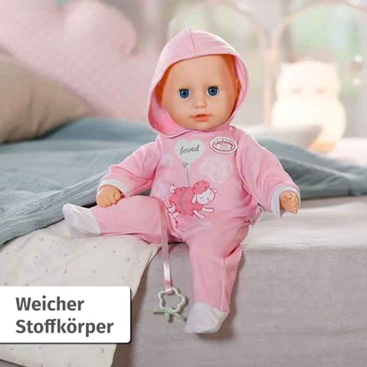 Zapf Creation Baby Annabell Hannah, 36 cm Spiel mit mir Puppe für Kinder ab 1 Jahr, weicher Stoffkörper – Bild 2