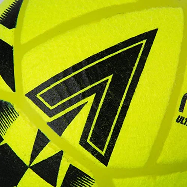 Mitre Ultimatch Indoor-Fußball, Neues Design, extra haltbar, formstabil, gelb, schwarz, Ballgröße 5 – Bild 4