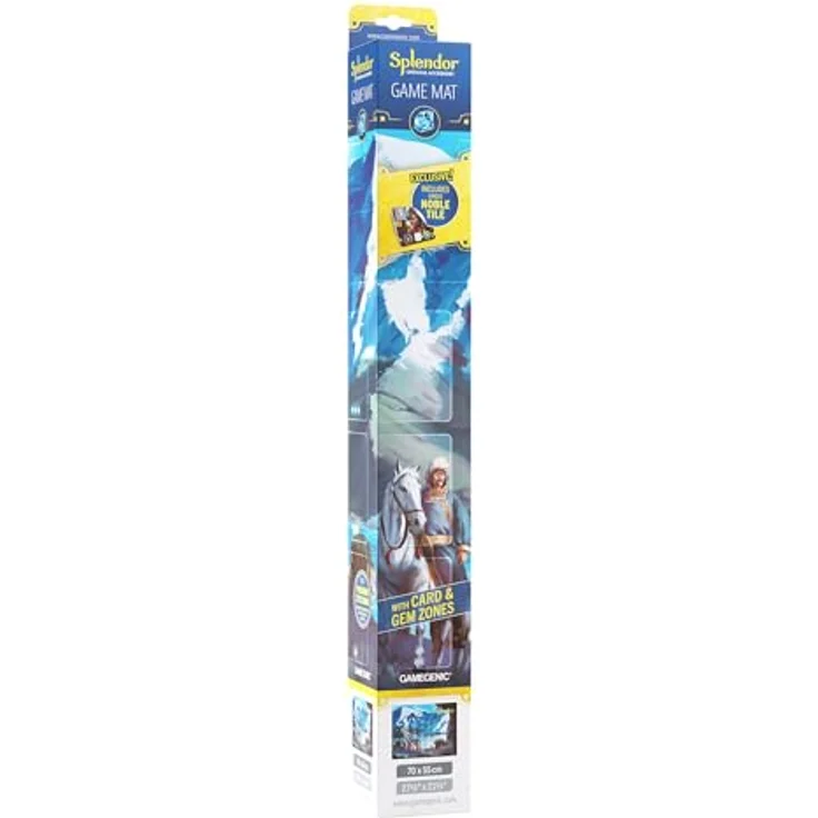 Gamegenic Splendor Game Mat, Premium Spielmatte aus Naturkautschuk, 70 x 55 cm, verstärkte Kanten, 2 mm Dicke – Bild 1