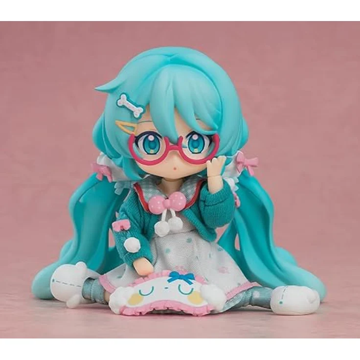 Good Smile Company Hatsune Miku Loungewear Outfit Ver. 14 cm Nendoroid Puppe, Vocal Series 01, blau – Bild 4