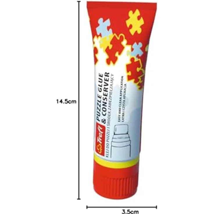 Trefl 90721 - Puzzle-Kleber, Puzzle Glue & Conserver mit Schwammapplikator, 70 ml – Bild 9