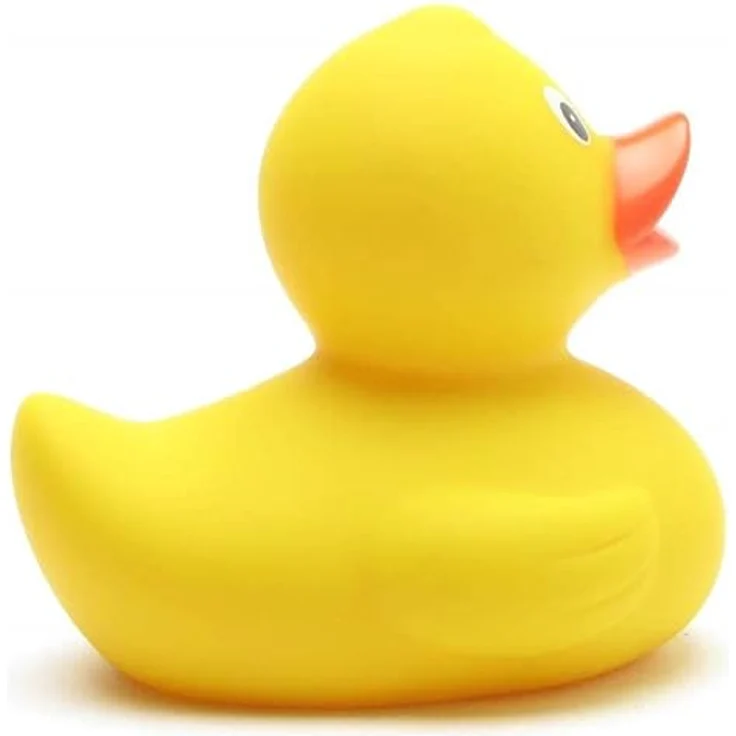 Duckshop Badeente - personalisierbar (Herzballon Ente) mit 10 Zeichen Wunschtext, 8 cm groß, Vinyl – Bild 4