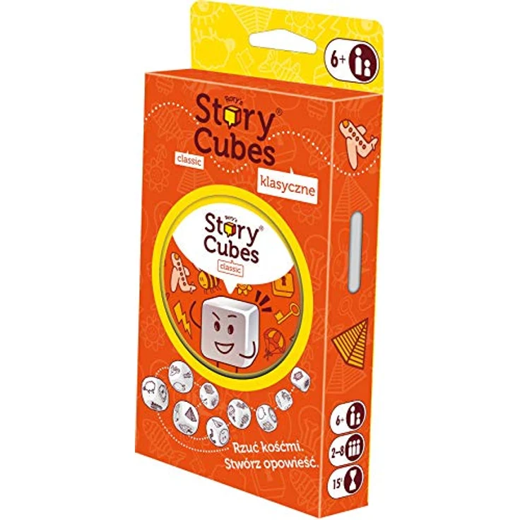 Rebel 114827 Story Cubes, kreatives Würfelspiel zur Geschichtenerzählung für Gruppen und Einzelspieler – Bild 1