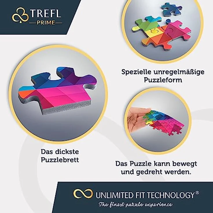 Trefl 81026 Disney Prime UFT Puzzle, Golden Age of Disney-13500 Teile, Extra Large, Dickste Pappe, Bio, EKO, Mehrfarben – Bild 5