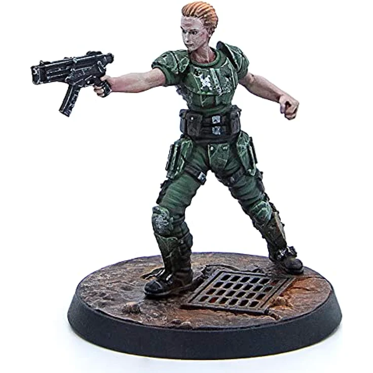 Modiphius Fallout: Wasteland Warfare - Survivors - Reilly's Rangers, 5 Resin Miniaturen mit 32mm und 30mm Scenic Bases, unbemalt – Bild 9
