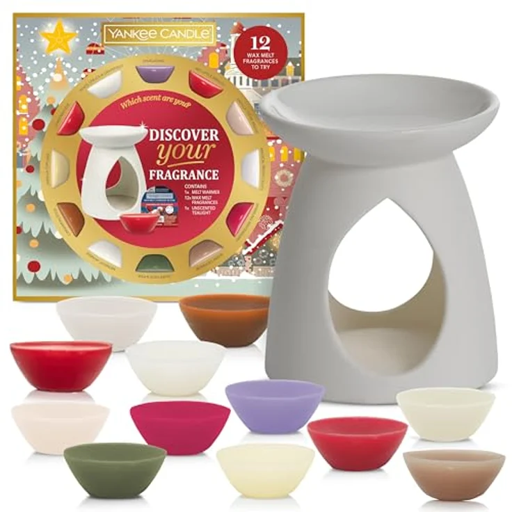 Yankee Candle Adventskalender, Reisepass für die Feiertage mit 21 Teelichtern in festlichen Düften – Bild 1