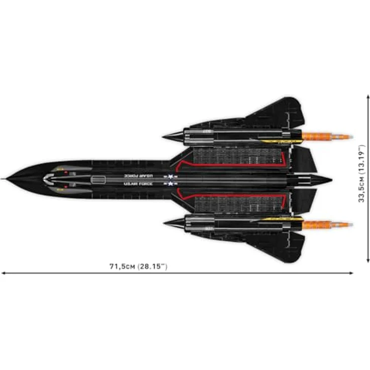 COBI Lockheed SR-71 Blackbird Executive, Klemmbausteine made in EU – Bild 4