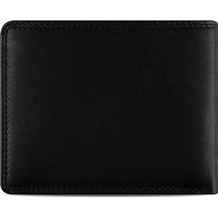 Bugatti Simbiosi Geldbörse II Leder 12 cm, Schwarz, S, Schwarz, S, Schwarz, S, Elegant – Bild 3