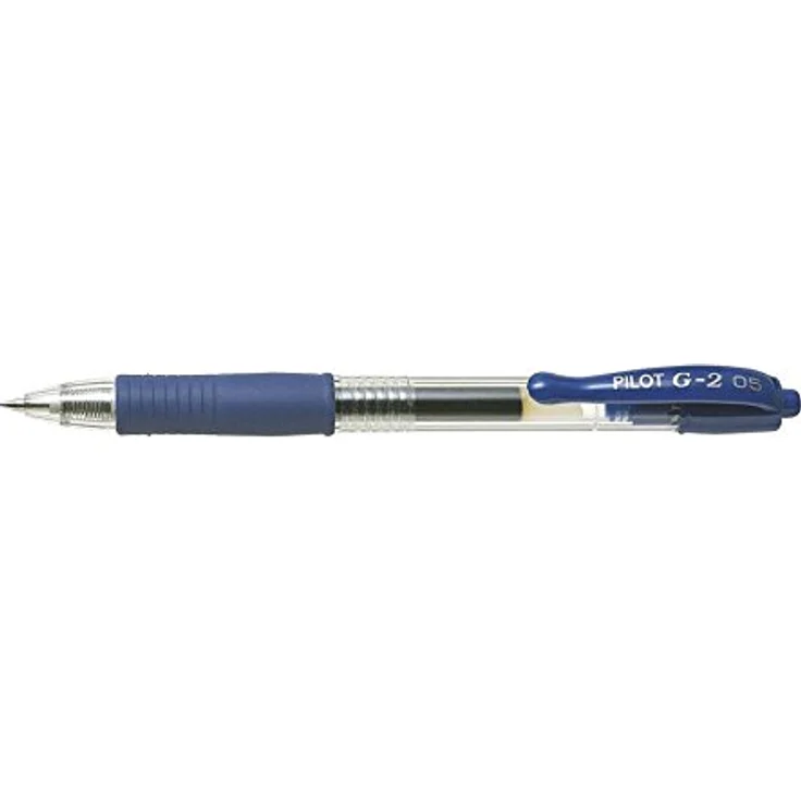 Pilot Gel-Kugelschreiber, G2, 05, feine Spitze, Blau, 6 Stück – Bild 2
