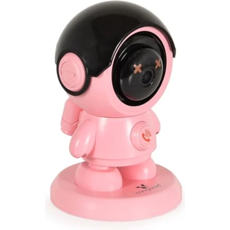 Cangaroo West Babyfoon Wifi Pink 99910879, Babyphone mit 360°-Drehung und Nachtsicht – Bild 2