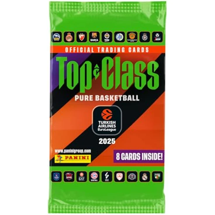 Panini Euro League Basketball 2024/2025 Top Class TC – Booster 24er Display, 24 Booster-Packs mit 192 Sammelkarten – Bild 2