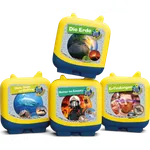 Tonies Clever Tonies - Wieso Weshalb Warum Profiwissen Set, 4 Wissens Hörspiele für Kinder ab 8 Jahren