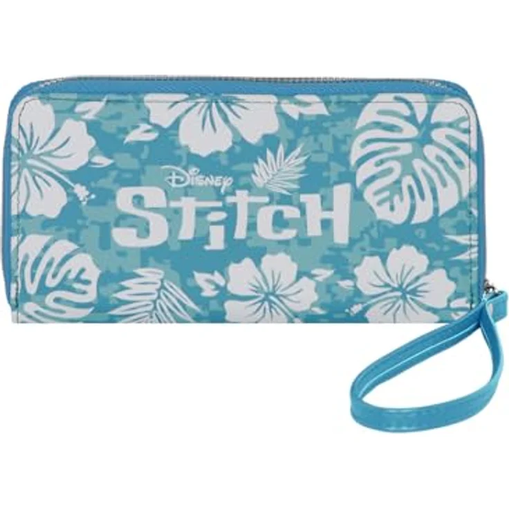 Karactermania Geldbörse Disney Lilo & Stitch, Portemonnaie mit 12 Kreditkartenfächern, 2 Geldschein-Fächern und Reißverschluss-Münzfach, 10 x 19 x 2 cm – Bild 3