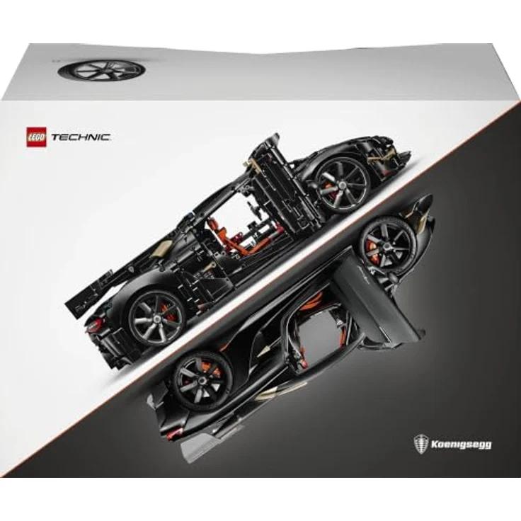 LEGO Technic 42232 Koenigsegg Sadair's Spear Hypercar, Modellauto-Bauset mit V8-Kolbenmotor, Triplex-Federung, 9-Gang-Getriebe, für Erwachsene, 4104 Teile – Bild 11